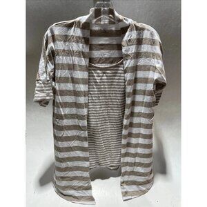 Croft & Barrow, Tank/Cardigan Top Junior's Size Medium